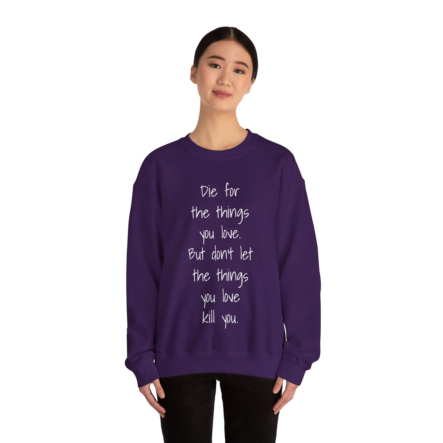 João Mindo II Random Thoughts Unisex Heavy Blend™ Crewneck Sweatshirt