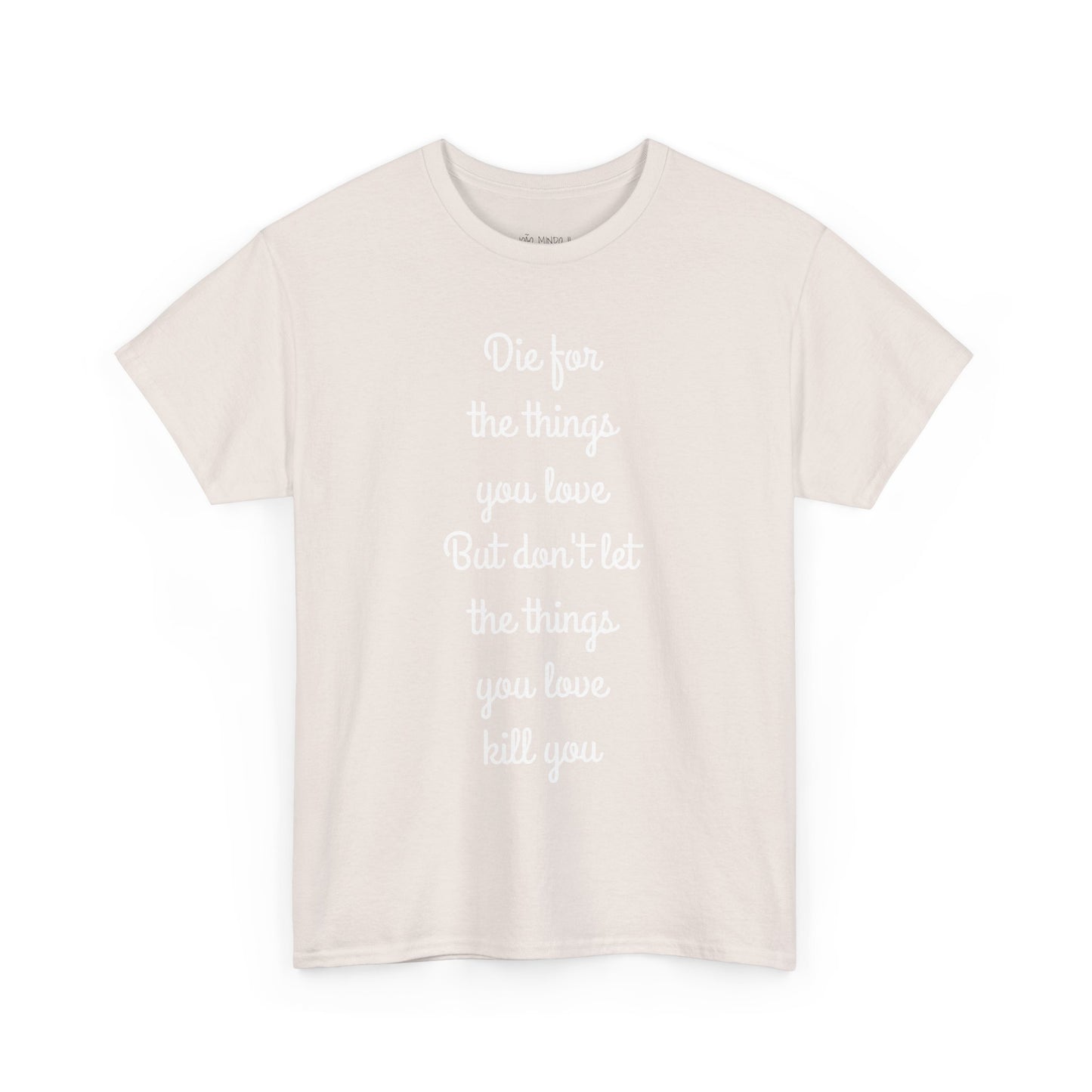 JOÃO MINDO II random thoughts Unisex Heavy Cotton Tee