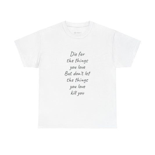 JOÃO MINDO II random thoughts Unisex Heavy Cotton Tee