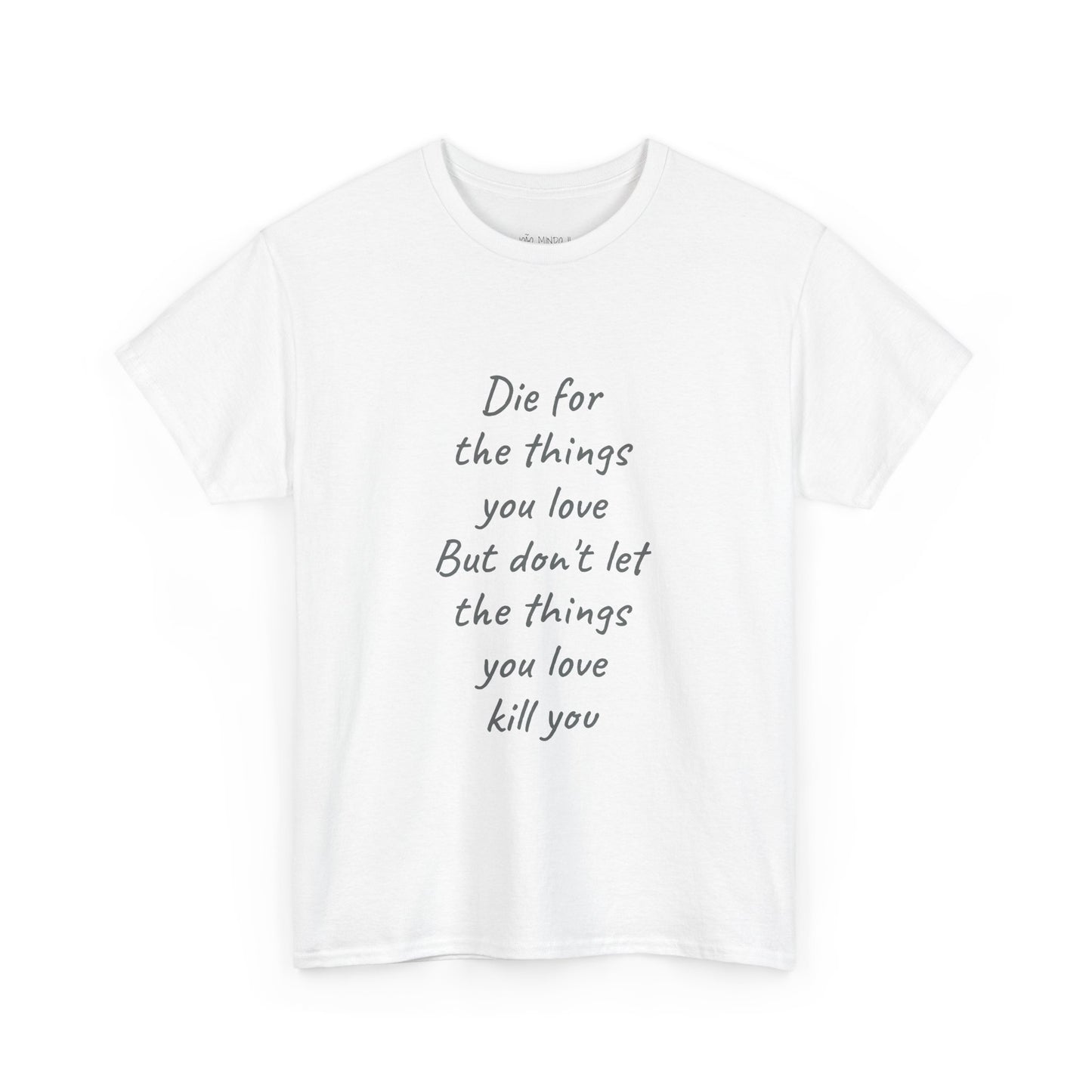 JOÃO MINDO II random thoughts Unisex Heavy Cotton Tee