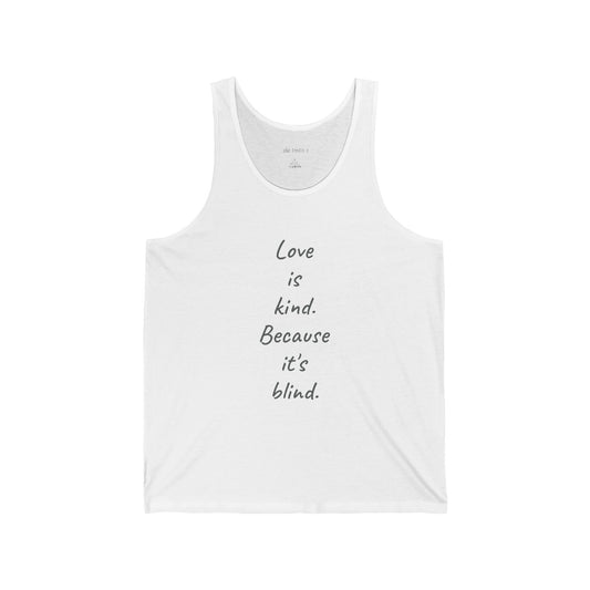 JOAO MINDO II random thoughts Unisex Jersey Tank